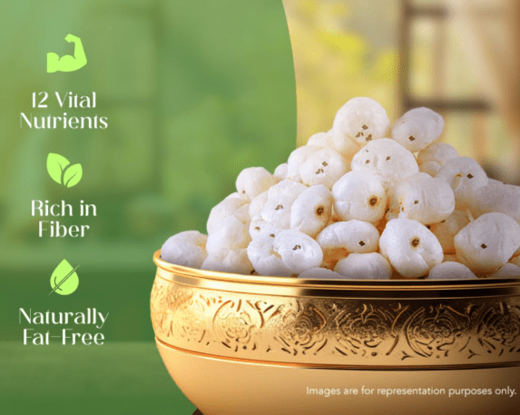 Premium Makhana 1 KG | Foxnuts | Phool Makhana - Image 2