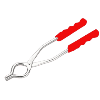 Steel Pakkad for Kitchen with Grip - 9mm | Red