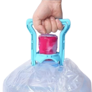Water can holder handle for carrying 20 Liter water bottle - Blue