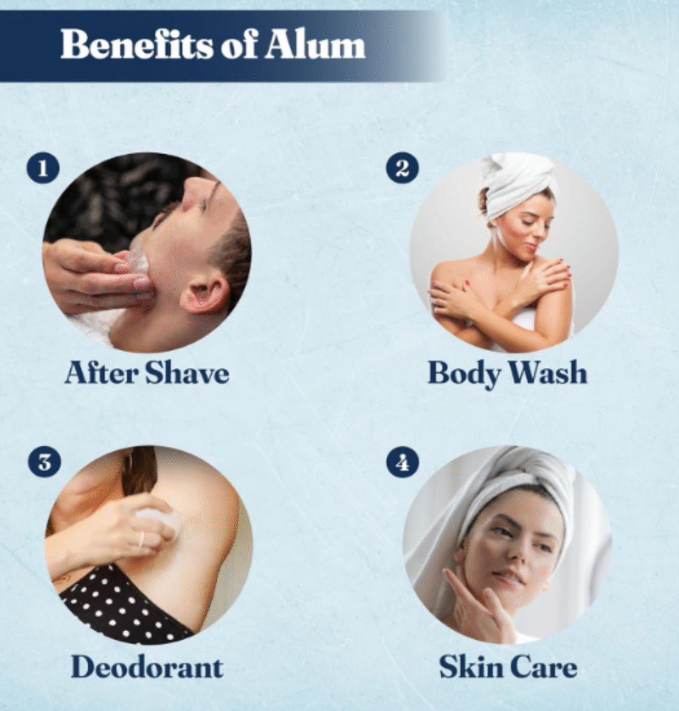 Buy Natural Alum stone and Fitkari stone online at best price on LOOJI