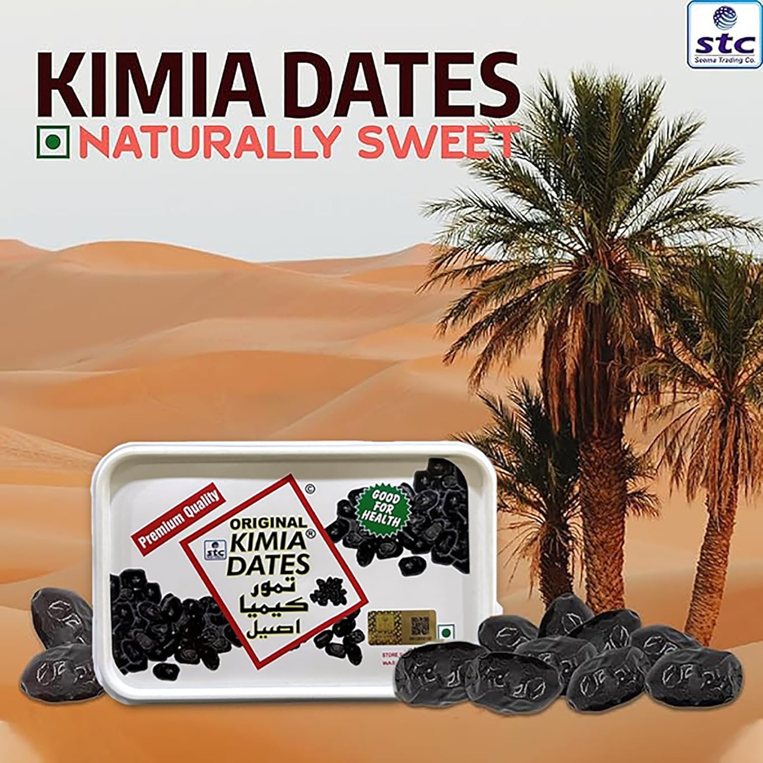 Original Kimia Dates | Kimia Black Dates 500g packet - Image 2