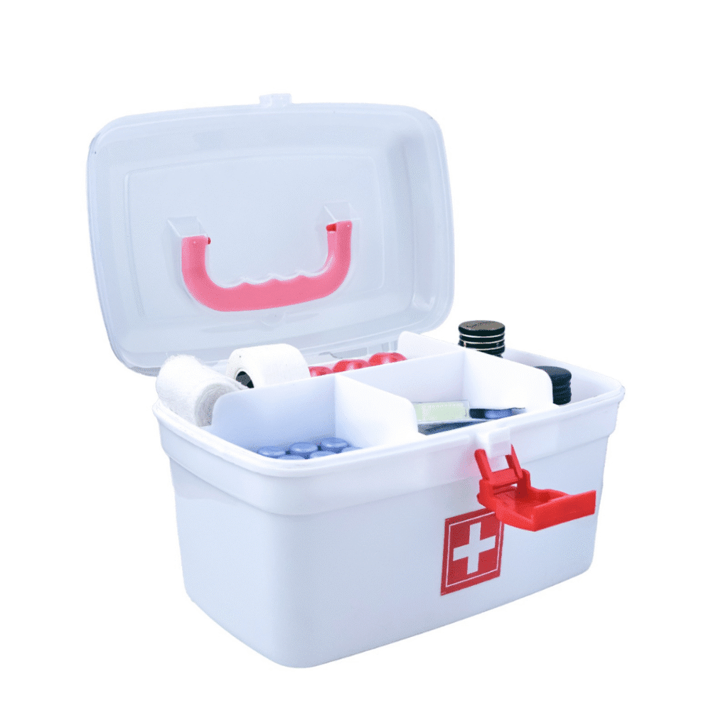 Medicine storage box for home Plastic