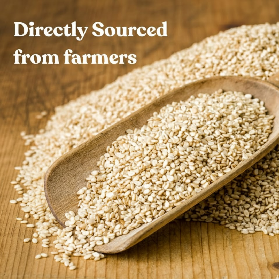 Organic White Sesame Seeds | Safed Til | White Til Seeds - Image 3