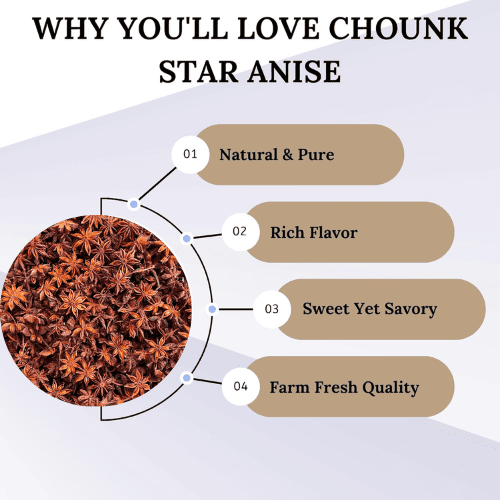 Organic & Pure Whole Star Anise / Starful ( स्टार फूल ) - Image 2