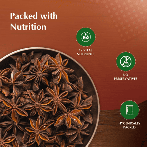 Organic & Pure Whole Star Anise / Starful ( स्टार फूल ) - Image 5