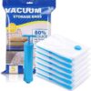 vacuum storage bags for clothes and Blankets with hand pump - 5 bags set - LOOJI
